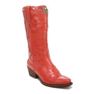 sam edelman red cowgirl boots